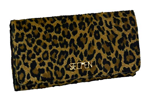 Kit Bolsa Baú Lateral com Carteira Onça Selten