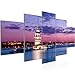 Produktbild Runa Art - Bilder Istanbul Türkei 200 x 100 cm 5 Teilig XXL Wanddekoration Design Blau 604851b