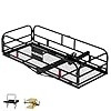 Wildroad Hitch Mount Cargo Carrier Basket 500 LBS Folding Vehicle Cargo Baskets 60" x 24" x 14" Fits 2" Receiver with 2" Hitch Stabilizer for SUV, Pickup Truck, Trailer