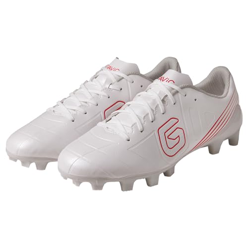 GAViC(????) Men's Soccer Shoe, White red, 27.0 cm 2E