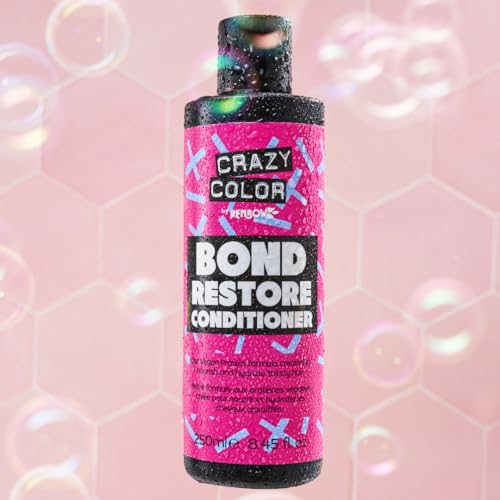 Crazy Color Bond Restore Conditioner for Dry Damaged Hair Bleached, Coloured, Broken, Curly or Frizzy Hair. Vegan - Image 2