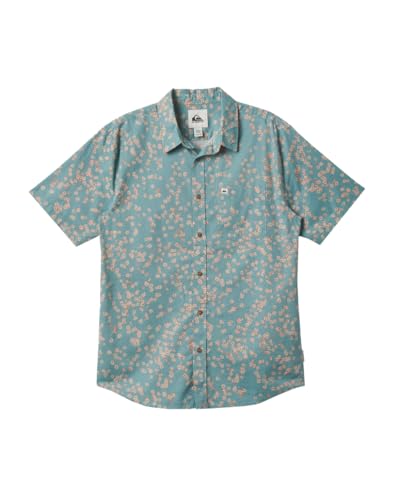 Classic Short Sleeve Shirt in Jade Grey by O5 Quiksilver