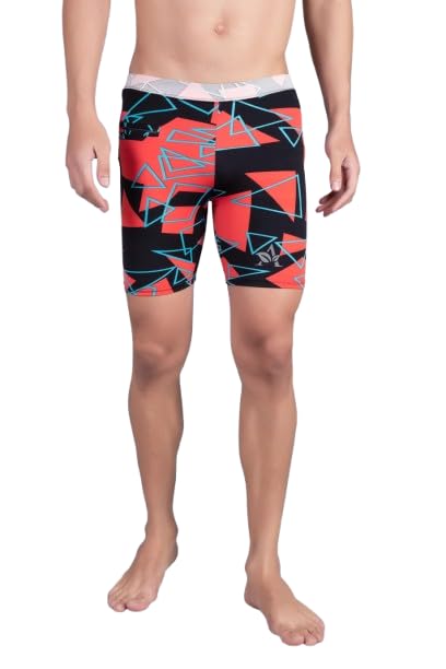 Hirrux Men Skinny Fit Dri-FIT Swim Shorts-image-32