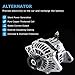 Alikali Alternator for Subaru 2.5 2.5L Forester 2003-2006, Baja 2003-2005, Outback Legacy 2000-2004, for SAAB 9-2X 2.5L 2005, 23700-AA370, 23700-AA37A, 13889