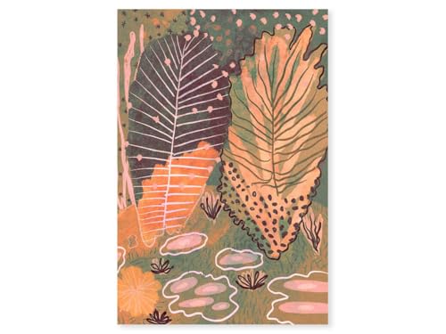 Affiche enfant forêt magique cadre noir 40x60 cm pour habiller un mur vide
