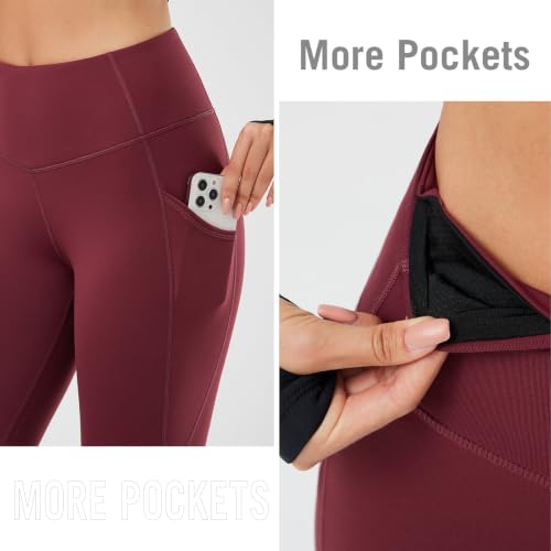 Image of baleaf Women's Fleece Lined Leggings, High Waisted