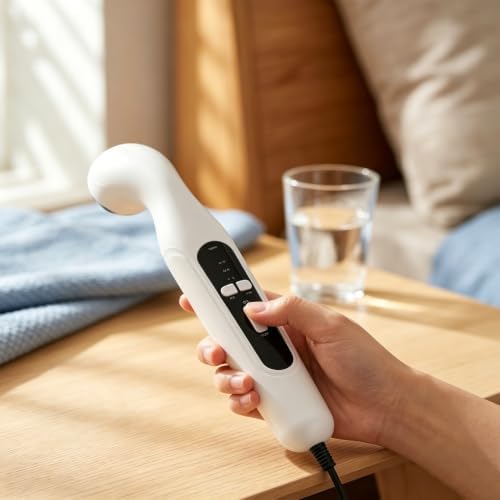 Przenośny Aparat Do Terapii Ultradźwiękowej, 5-minutowy Czas + 3 Regulowane Biegi, Fizjoterapia + Powierzchnia Promieniowania 4 Cm², Ochrona Przed Przegrzaniem 42°c, Urządzenie Fizjoterapeutyczne