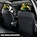 TZBVTAU 2 Pcs Jamaica Flag Headrest Covers,Cute Funny Car Headrest Protector Seat Cover Accessories Universal Fit for Cars Truck SUV Van