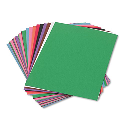SunWorks 6503 Construction Paper, 58 lbs, 9 x 12, Assorted, 50 Sheets/Pack