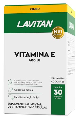 Lavitan Vitamina E 400 UI com 30 cápsulas