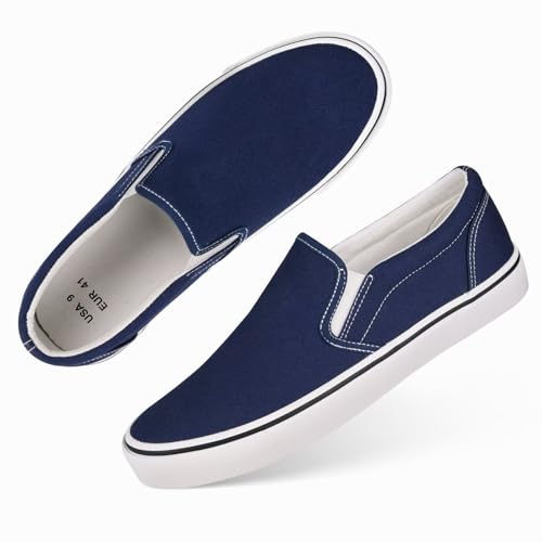 Mens Classic Slip on Canvas Shoes Casual Loafers Fashion Sneakers2