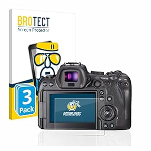 BROTECT Schutzglas Canon EOS R6 (3 Stück)