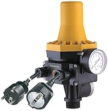 PUMPENSTEUERUNG DRUCKSCHALTER Druckwächter Automatic-Controller Durchflusswächter AC3 verkabelt für Hauswasserwerk