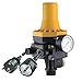 Produktbild Pumpensteuerung Druckschalter mit Manometer Druckwächter einstelbar Automatic-Controller Durchflusswächter verkabelt für Hauswasserwerk Pumpe Brunnenpumpe Kreiselpumpe Tauchpumpe Tiefbrunnenpumpe