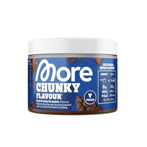 MORE Chunky Flavour Dark Cookie Crumble 170 g vegan