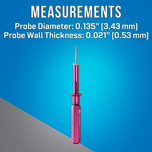 Image of Jonard Tools R-4601 Extraction Tool with Front Release Contact and Red Handle, 20 Contact Size
