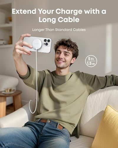Anker Zolo MagSafe-Compatible Wireless Charger with Qi2 15W Fast Charging | Qi2-Certified Charging Pad, for iPhone 18 Pro / 17 / 16 / 15 / 14 / 13 Series, AirPods (1-Pack, Not for Pixel, No Adapter) - image 3