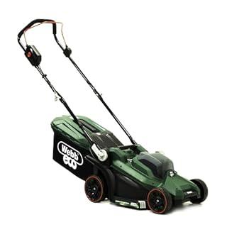 Webb Eco WEV20LM33LT25B4 20V 33cm (14″) Cordless Rotary Lawnmower and 25cm Line Trimmer (Twin Pack) 4Ah Battery & Charger included