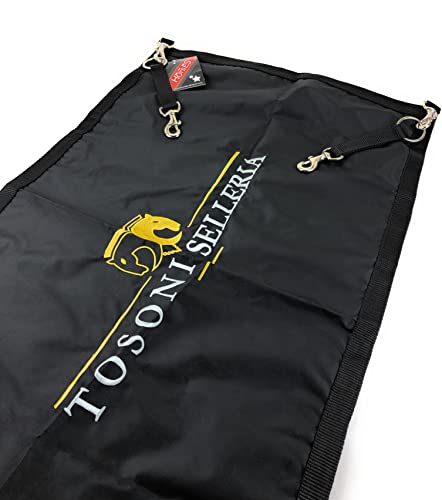 Portail de box Horses nylon noir ajustable pour équipement équestre