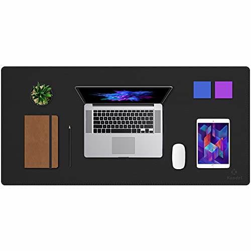 Knodel Desk Mat, Dual-Sided Office Desk Pad, Waterproof Desk Mat for Desktop, Desk Pads & Blotters, Desk Pad Protector for Office and Home (35.4