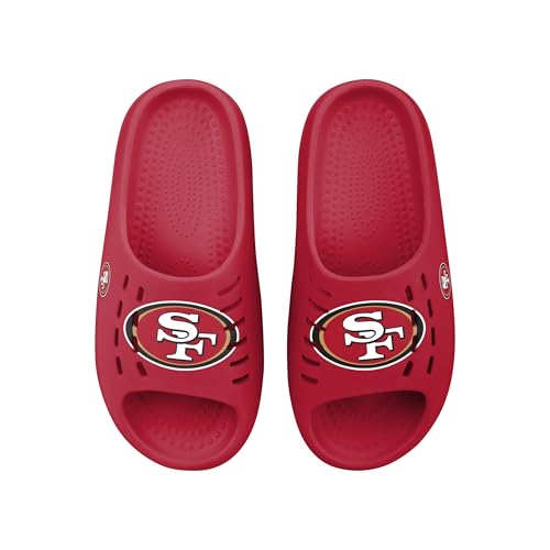 Image of FOCO Men's NFL Team Big Logo Molded Chunky Slide Sandals