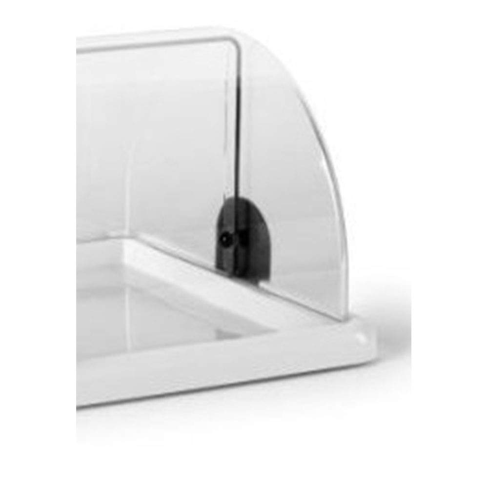 Espositore Da Banco Per Coni Gelato – Vetrinetta In Acrilico Con Base E Coperchio, 20x25 Cm (Formato Small) - 3