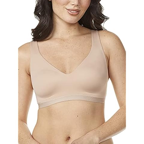 Warner's womens Cloud 9 Super Soft, Smooth Invisible Look Wireless Lightly Lined Comfort Rm1041a T Shirt Bra, Toasted Almond, Medium US Cover