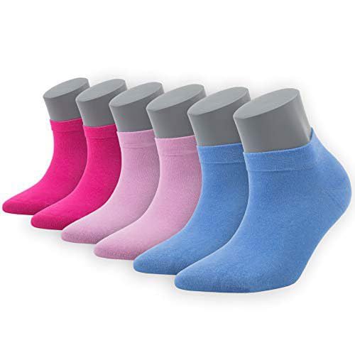 Image of BAMBOOVEN Ankle Socks for Women Thin Bamboo Rayon Low Cut Socks 3 /6 /8 /12 P