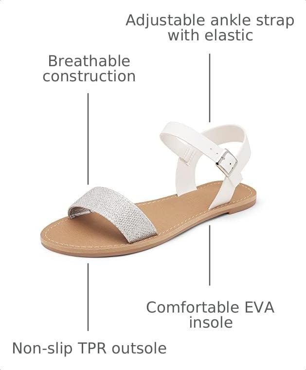 Image of DREAM PAIRS Women's Flat Sandals