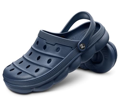 BULLIANT Navy Foam Clog — Lightweight Slip-On with Arch Support