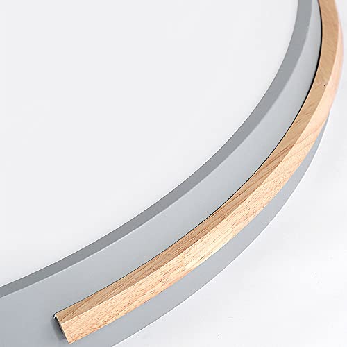 Plafonnier LED bois 36W JCAKES 50CM luminaire encastrable salon