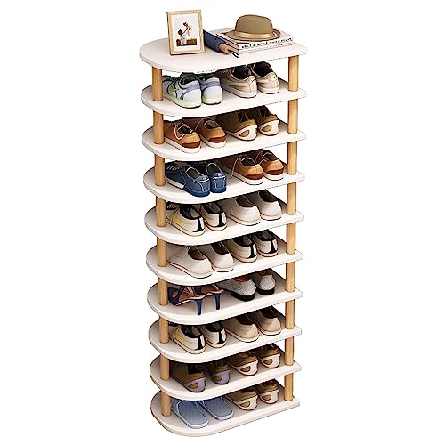 Meuble à chaussures peu encombrant pour entrée | Étagère sur pied moderne