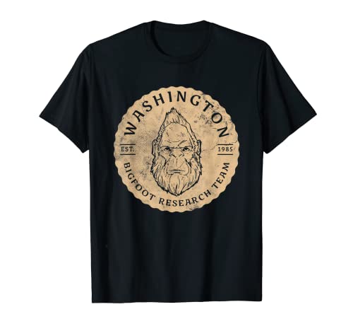 Bigfoot Research Team for Washington Sasquatch Believers T-Shirt