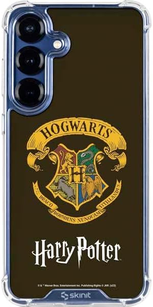 Skinit Clear Phone Case Compatible with Galaxy S25 Plus - Officially Licensed Wizarding Worlds Harry Potter Hufflepuff Illustration Design