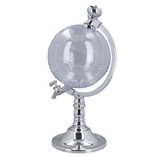 Whiskey Globe Decanter, Whiskey Decanter Globe Set with Stopper and Funnel Gifts for Men, Party Props Liquor Dispenser Home Bar Accessories for Liquor Scotch Bourbon Restaurant