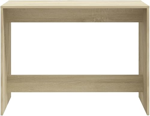 Miniatura 6 de vidaXL Juego de comedor de 3 piezas en color negro, diseño moderno, mesa y bancos de madera de ingeniería, ideal para el hogar, comedor,