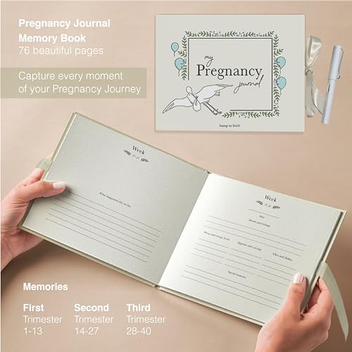 Pregnancy Journal, Baby Diary Journal for Mom, Best Gifts for Expecting Mom Baby Journal, Pregnancy Journal for First Time Mom, Baby Journal Memory Book, Capture Weeks and Months of Emotions