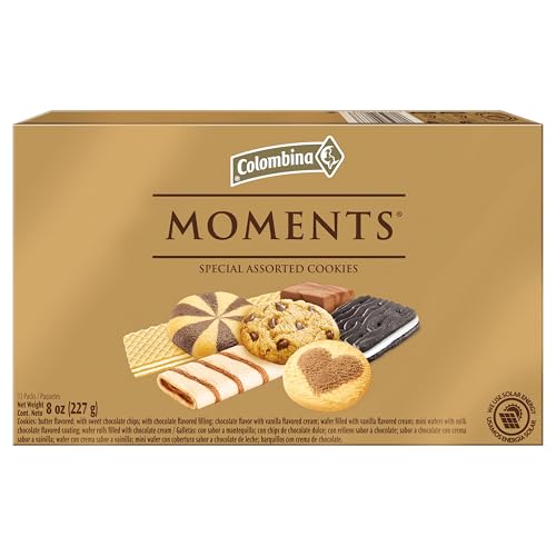 Colombina Moments Assorted Christmas Cookies, 8 oz (Pack of 1)