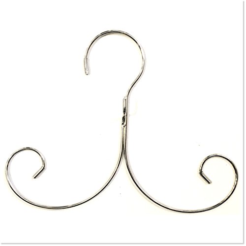 Boottique Chrome Life Jacket Hanger, Set of 10, Powder Coated Steel