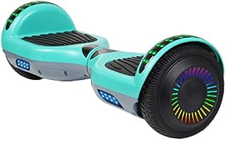 SISIGAD Hoverboard 6.5” Self Balancing Scooter with Colorful LED Wheels Lights Two-Wheels self