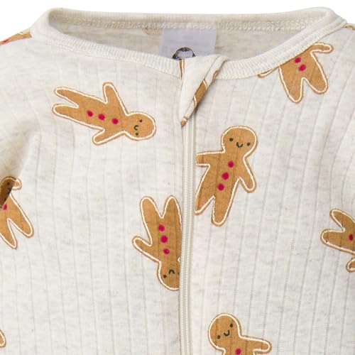 Image of Gerber baby-girls Baby Unisex 2-pack 2-way Zip Textured Sleep 'N Play