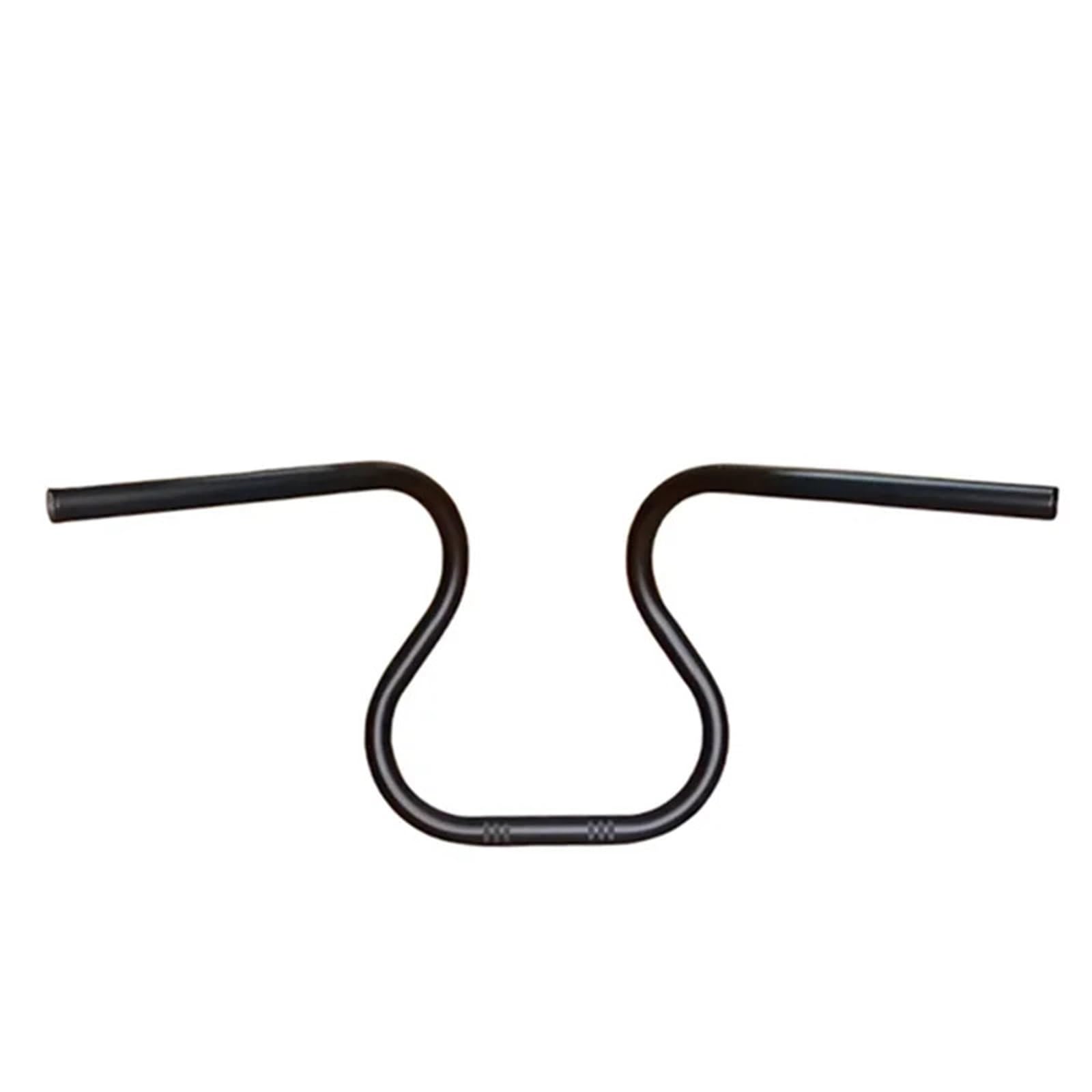 Guidon moto rétro 22mm noir : corrigez la position de direction GN125