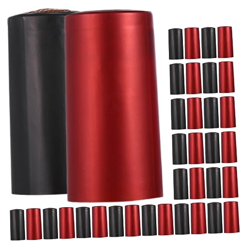 BEBEMOKO Plastic Heat Shrink Capsules Easy Install Wine Bottle Covers Wine Stoppers