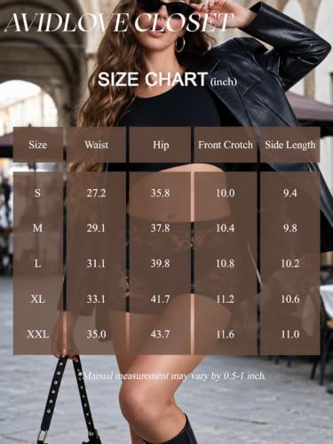 Avidlove Lace Shorts Women's Sheer Low Rise Stretchy Going Out Micro Shorts - image 6