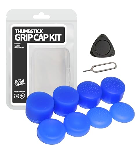 PS5 PS4 Xbox Switch Pro �R���g���[���[�p �t���[�N FREEK �O���b�v �L���b�v 4�� 8�i�L���b�v�F�ʌ^ ���^ �n�C�^�C�v ���[�^�C�v/�F�F�u���[�jGrip Cap Kit for Gaming Controller �Q�[�� 