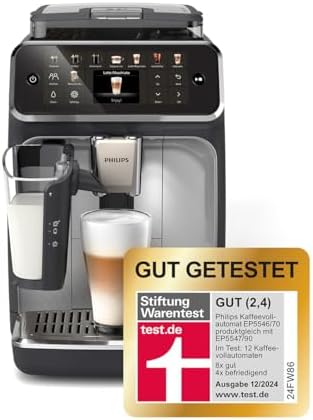 Philips Serie 5500 Kaffeevollautomat – LatteGo Milchsystem, 20 he...