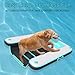 Inflatable Dog Water Ramp with Non-Slip Steps & D-Rings–180 lbs Capacity,47.2