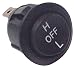 Symtec 300005 Replacement Hi-Low Flush Mount Rocker Switch for ATV Snowmobile Hand Warmer