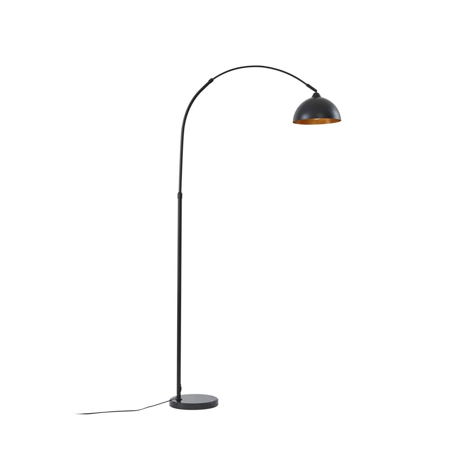 Lindby Stehlampe (Bogenleuchte) Tonka (Modern) in Schwarz aus Metall (1 flammig, E27) - Stehleuchte Standleuchte Floor Lamp Wohnzimmerlampe Wohnzimmerleuchte