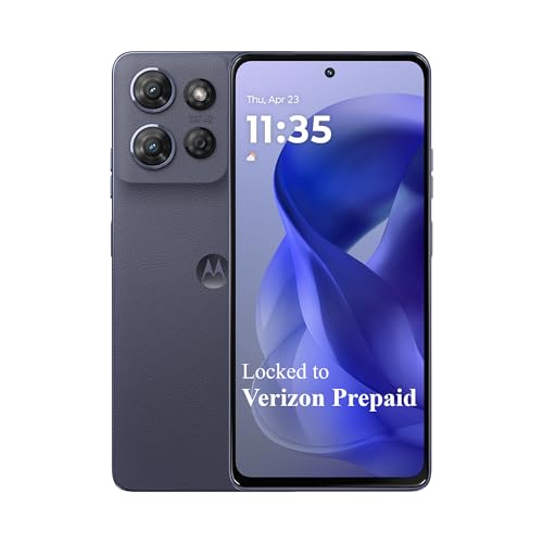 Verizon Prepaid Motorola Moto g Power 2025, 128GB, 50MP Camera, 5G Android Smartphone, 6.6" 90Hz Display, Multi-Day Battery - Locked to Verizon - Cosmic Black